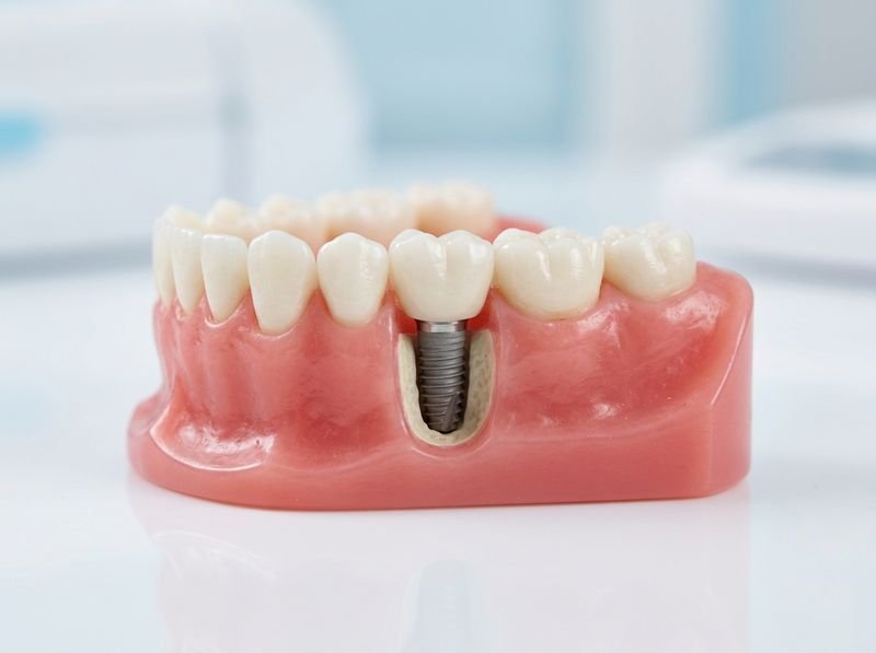 Dental crown and bridge work used to replace missing and broken-down teeth